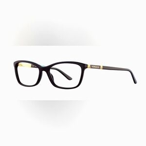VERSACE✨️VE3186 - Authentic Black & Gold eyeglasses.